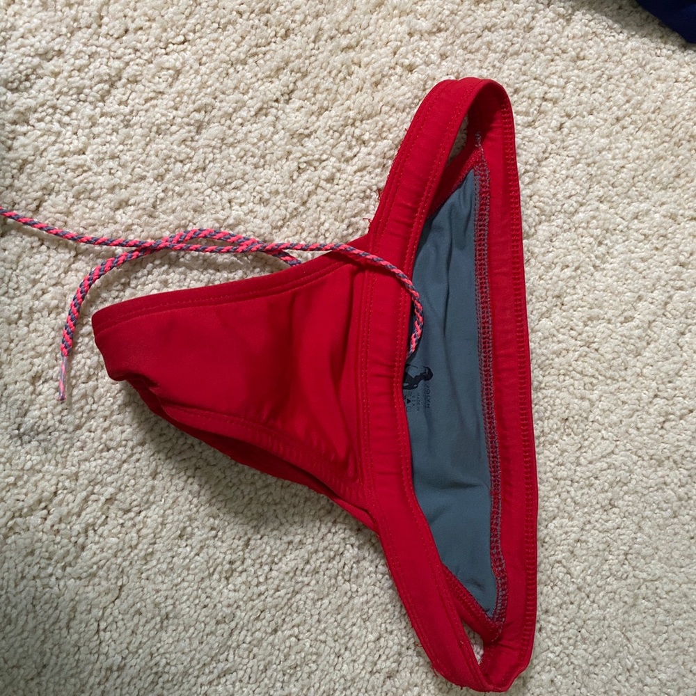 Jolyn red lifeguard bottoms